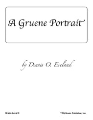 A Gruene Portrait Concert Band sheet music cover Thumbnail